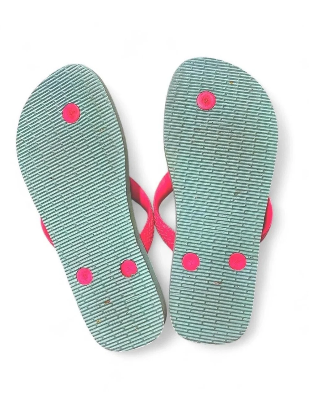 Kids Unicorn Havaiana Flip Flops with Pink Straps - Dream Design
